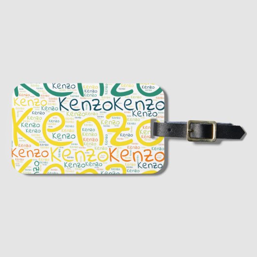 Kenzo ラゲッジタグ (正面横)