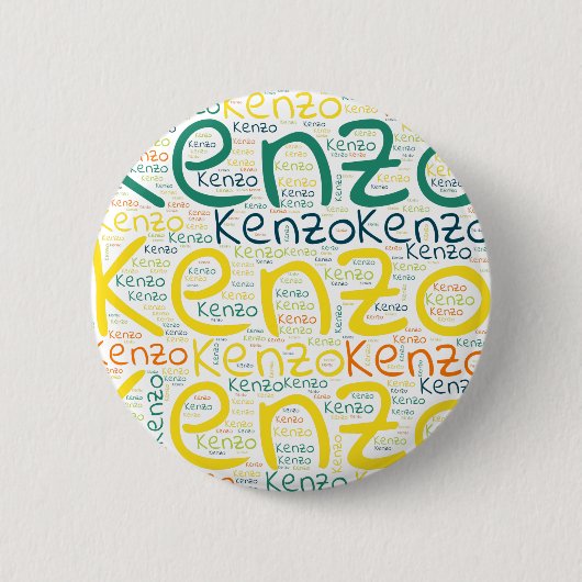 Kenzo 缶バッジ (正面)