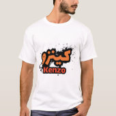Kenzo en arabe tシャツ (正面)