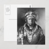 Keokk to Sauk Chief 1847 ポストカード (正面/裏面)
