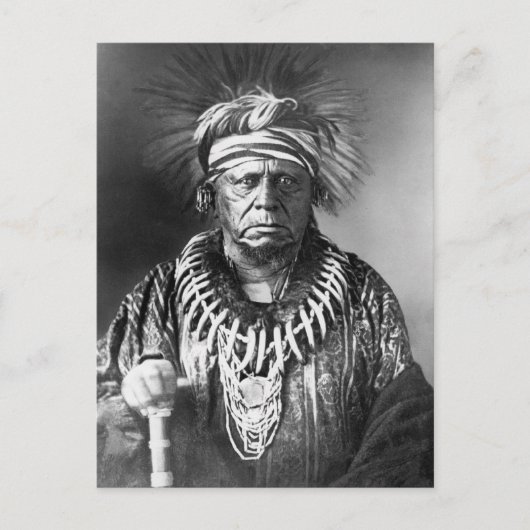 Keokk to Sauk Chief 1847 ポストカード (正面)