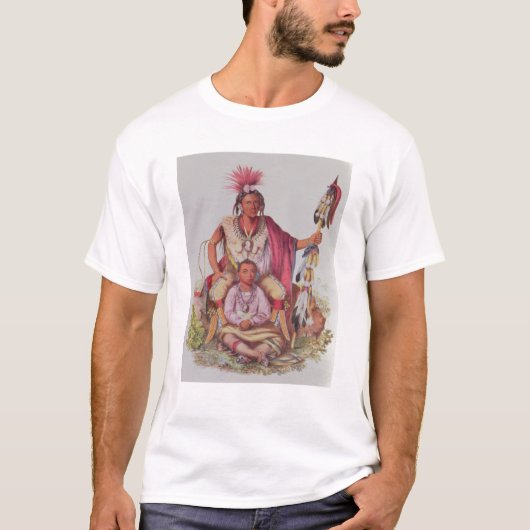 Keokukか「用心深いキツネ」、Sauksの責任者 Tシャツ (正面)