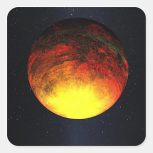 Kepler-10bのアーティスト概念 スクエアシール