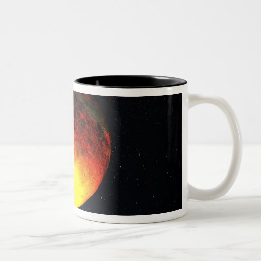 Kepler-10bのアーティスト概念 ツートーンマグカップ (右)