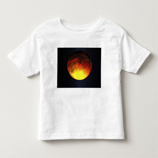 Kepler-10bのアーティスト概念 トドラーTシャツ (正面)