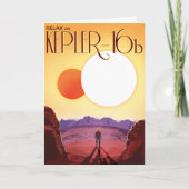 Kepler-16b: Binary Solar Sunset Fine Art Space カード (正面)