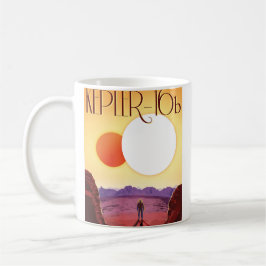 Kepler-16b: Binary Solar Sunset Fine Art Space コーヒーマグカップ