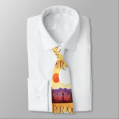 Kepler-16b: Binary Solar Sunset Fine Art Space ネクタイ (タイ)