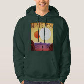 Kepler-16b: Binary Solar Sunset Fine Art Space パーカ (正面)