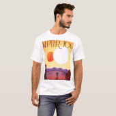 Kepler-16b: Binary Solar Sunset Fine Art Space Tシャツ (正面フル)