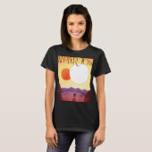 Kepler-16b: Binary Solar Sunset Fine Art Space Tシャツ (正面フル)