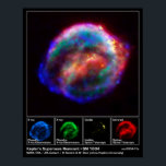 Kepler’s Supernova Remnant – SN 1604 ポスター<br><div class="desc">Kepler’s Supernova Remnant – SN 1604 – Spitzer Space Telescope – IRAC – Hubble Space Telescope – Chandra X-ray Observatory – 2004 - NASA</div>