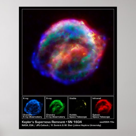 Kepler’s Supernova Remnant – SN 1604 ポスター (正面)