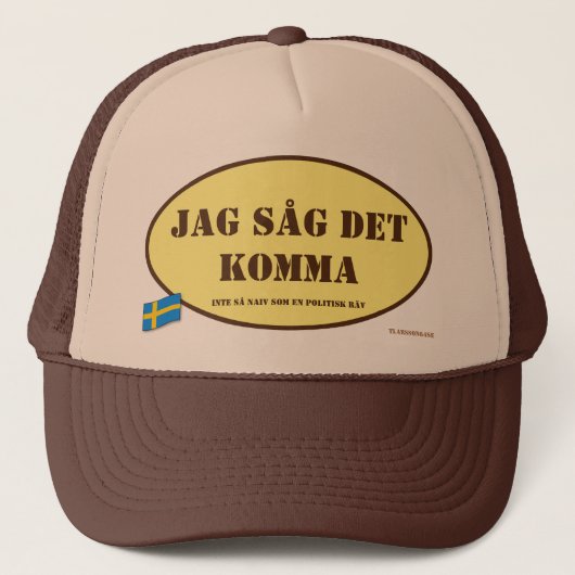 Keps — Såg det komma キャップ (正面)