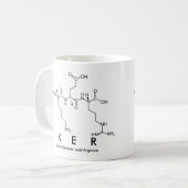 Kerペプチド名mag コーヒーマグカップ (正面左)