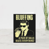 Ker Player Texas Hold'em Night - Bluffing Funny Ke カード (正面)