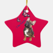 Keramik Ornament französische Bulldoggen セラミックオーナメント (裏面)