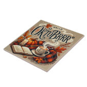 Keramikfliese „Hallo Oktobrrr“ – Herbstliche Deko タイル (側面)