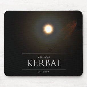 「KERBAL」の映画のポスター(マウスパッド) LKは撮影します マウスパッド