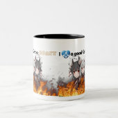 Kerberoast mug - By Cwrw ツートーンマグカップ (中央)