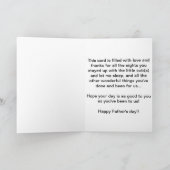 Ker'Dunkedunkくまの父の日(夫のために) カード (内部)