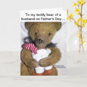 Ker'Dunkedunkくまの父の日(夫のために) カード (黄色い花)