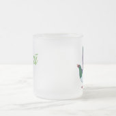 Kereruのロゴと鳥 フロストグラスマグカップ (中央)