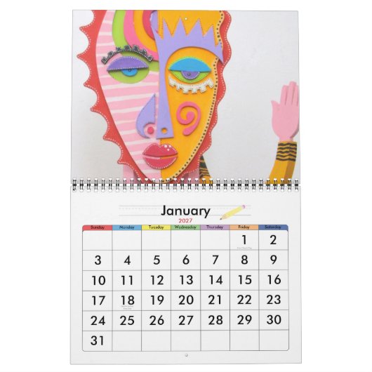 KeRicTureカレンダー カレンダー (1月 2027)