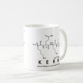 Kerkペプチド名mug コーヒーマグカップ (正面右)