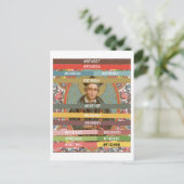 KermartinのSt. Ivoのカラーパレット(BK 015) ポストカード (スタンド正面)