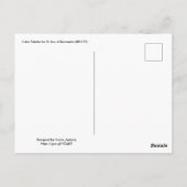 KermartinのSt. Ivoのカラーパレット(BK 015) ポストカード (裏面)