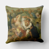 Kermesseの踊っている小作人c.1635-3の詳細 クッション (裏面)