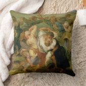 Kermesseの踊っている小作人c.1635-3の詳細 クッション (ブランケット)