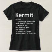 KERMIT定義名パーソナライズされた誕生日 Tシャツ (デザイン正面)