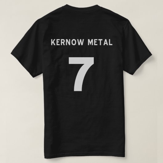 KERNOWの金属 Tシャツ (デザイン裏面)