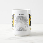 Kernsは、起源、意味および頂上示します コーヒーマグカップ (中央)