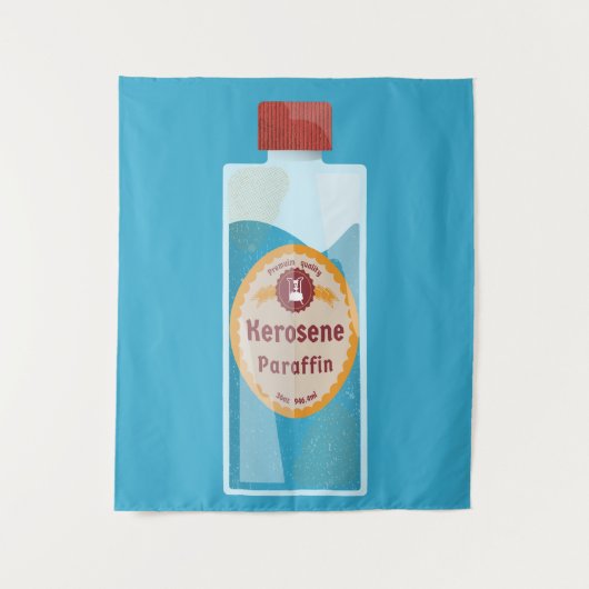 Kerosene Bottle Parffin タペストリー (正面)