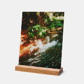 Kerosene Creek，ロトルア，ニュージーランド アクリルサイン (傾斜)