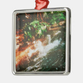 Kerosene Creek, Rotorua, New Zealand  メタルオーナメント (左)