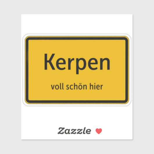 Kerpen Aufkleber Sticker Autoaufkleber シール (シート)