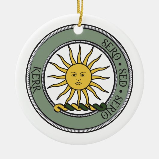 Kerrの頂上のオーナメント セラミックオーナメント (正面)