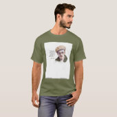 Kerr/London ジェームズ・ジョイス "God Spoke" 引用句 Tシャツ (正面フル)
