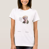 Kerr/London ジェームズ・ジョイス "God Spoke" 引用句 Tシャツ (正面)