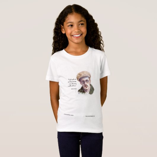 Kerr/London ジェームズ・ジョイス "God Spoke" 引用 Tシャツ (正面フル)