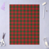 Kerr tartan red green plaid 薄葉紙 (クラフト)