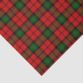 Kerr tartan red green plaid 薄葉紙 (詳細)