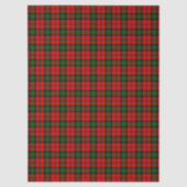 Kerr tartan red green plaid 薄葉紙 (正面)