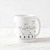 Kerreyペプチド名mug コーヒーマグカップ (正面右)