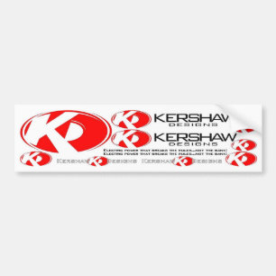 Kershawはステッカーを設計します バンパーステッカー