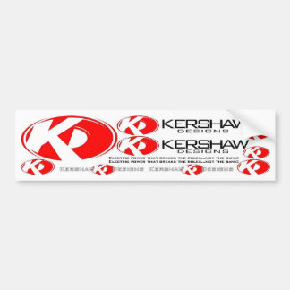 Kershawはステッカーを設計します バンパーステッカー